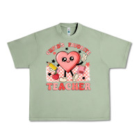 Oil Green cupid's favorite teacher Urban Heavy Tee - MaliasSmallBusiness