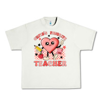 Pistachio cupid's favorite teacher Urban Heavy Tee - MaliasSmallBusiness