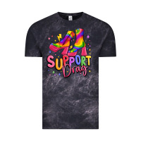 Cloud Black support drag pride Vintage Tee - MaliasSmallBusiness