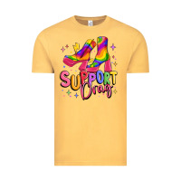 Vintage Mustard support drag pride Vintage Tee - MaliasSmallBusiness