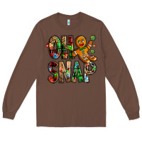 Chestnut Oh snap Christmas Long Sleeve Tee - NancyCooperArtShop