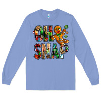 Colony Blue Oh snap Christmas Long Sleeve Tee - NancyCooperArtShop