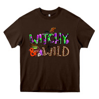 Chocolate Brown witchy and wild Heavy Core Tee - AdoDesignShop