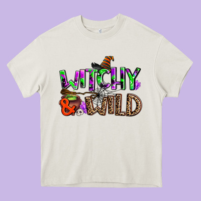 Witchy And Wild Heavy Core Tee Designed By Adodesignshop
