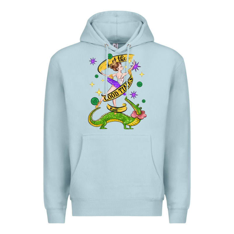 Let The Good Times Roll (2) Premium Hoodie by CowGirlArtShop | Teevron