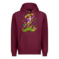 Burgundy let the good times roll (2) Premium Hoodie - CowGirlArtShop