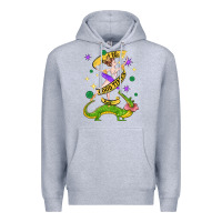 Heather Grey let the good times roll (2) Premium Hoodie - CowGirlArtShop