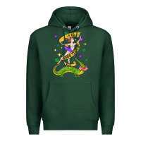 Sports Green let the good times roll (2) Premium Hoodie - CowGirlArtShop