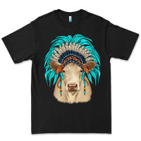 Black charolais indian headdress Premium Tee - JahusDesignShop