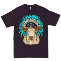 Charolais Indian Headdress Premium Tee | Teevron