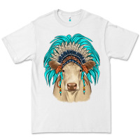 White charolais indian headdress Premium Tee - JahusDesignShop