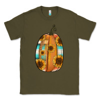 Army Green Serape sunflower pumpkin Classic Tee - NancyCooperArtShop