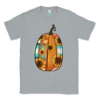 Heather Grey Serape sunflower pumpkin Classic Tee - NancyCooperArtShop