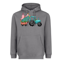 Storm Christmas tree tractor Heavyweight Hoodie - CowGirlArtShop