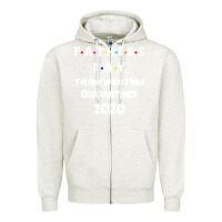 Oatmeal Heather Father s Day The One Where I Was Quarantined 2020 Zipper Hoodie - Bettercallsaul