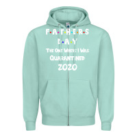Seafoam Father s Day The One Where I Was Quarantined 2020 Zipper Hoodie - Bettercallsaul