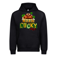 Forest Green St Patricks Lucky One Urban Hoodie - FaDigitalArtStudio