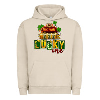 Pigment French Oak St Patricks Lucky One Urban Hoodie - FaDigitalArtStudio