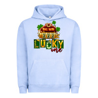 Pigment Grape Ice St Patricks Lucky One Urban Hoodie - FaDigitalArtStudio