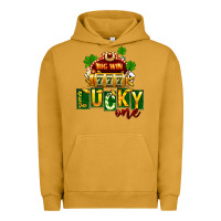 Pigment Peanut Butter St Patricks Lucky One Urban Hoodie - FaDigitalArtStudio