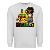 Dove Grey i am black history juneteenth Premium Sweatshirt - CowGirlArtShop