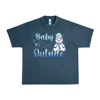 Midnight Navy baby it's cold outside Urban Heavy Tee - AdoDesignShop