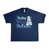Navy baby it's cold outside Urban Heavy Tee - AdoDesignShop