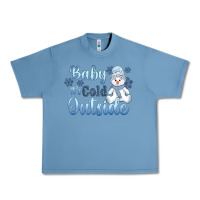 Pebble Blue baby it's cold outside Urban Heavy Tee - AdoDesignShop