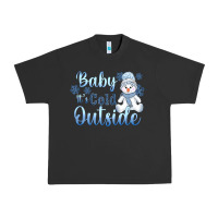 Pigment Black baby it's cold outside Urban Heavy Tee - AdoDesignShop
