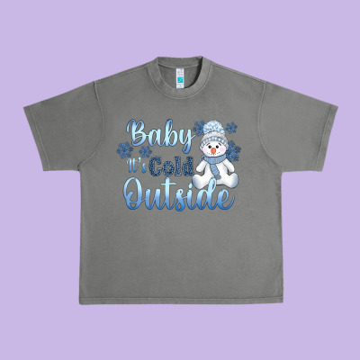 Baby It's Cold Outside Urban Heavy Tee Designed By Adodesignshop