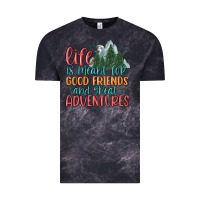Cloud Black life is meant for good friends and great adventure Vintage Tee - MaliasSmallBusiness