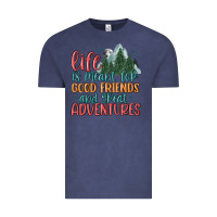 Vintage Denim life is meant for good friends and great adventure Vintage Tee - MaliasSmallBusiness