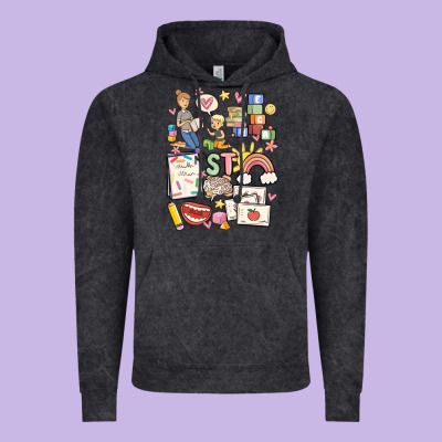 Can't Talk Right Now Doing Speech Therapy Stuff Vintage Hoodie Designed By Maliassmallbusiness