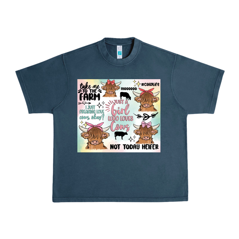 Cow Farm Life Urban Heavy Tee by MaliasSmallBusiness | Teevron