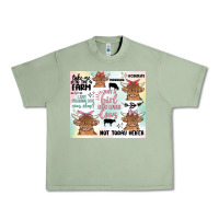 Oil Green cow farm life Urban Heavy Tee - MaliasSmallBusiness
