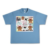 Pebble Blue cow farm life Urban Heavy Tee - MaliasSmallBusiness