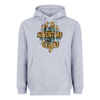 Heather Grey let the adventure begin 2024 Heavyweight Hoodie - CowGirlArtShop