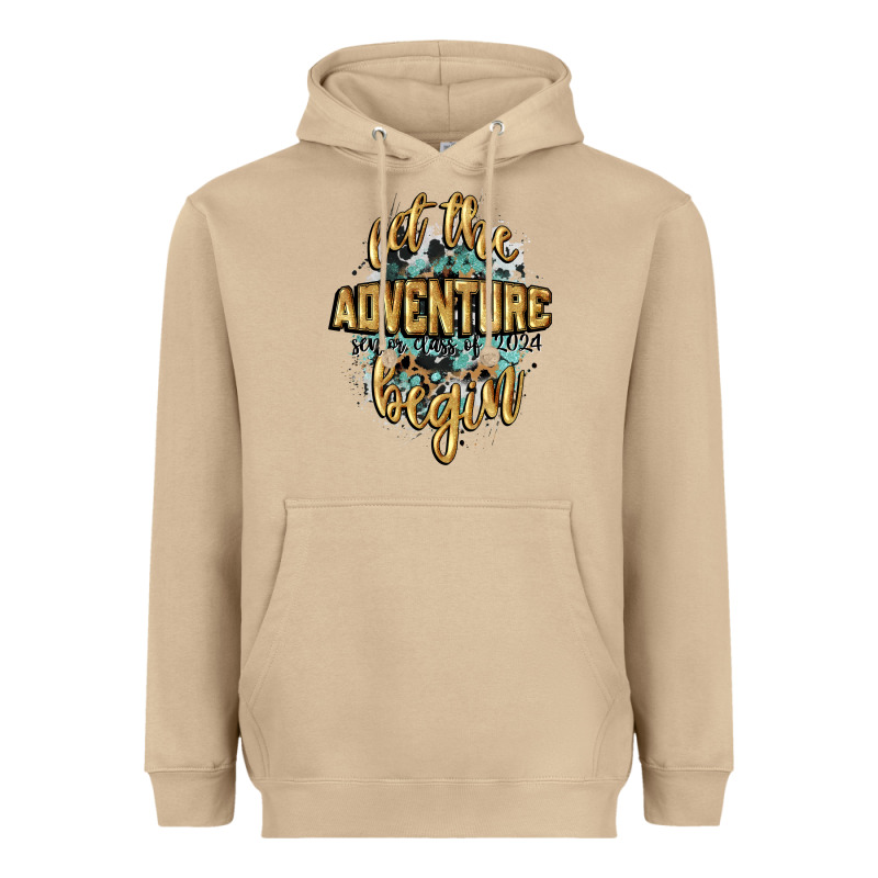 Let The Adventure Begin 2024 Heavyweight Hoodie by CowGirlArtShop | Teevron
