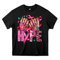 Black hope with woman hands Heavy Core Tee - AdoDesignShop
