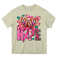 Mossy hope with woman hands Heavy Core Tee - AdoDesignShop
