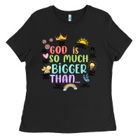 Black god is bigger Ladies Tee - JahusDesignShop