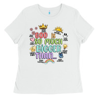 White god is bigger Ladies Tee - JahusDesignShop