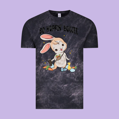 So Hoppin Boujee Easter Bunny  Belt Bag Ins Vintage Tee Designed By Maliassmallbusiness