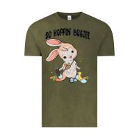 Vintage Olive so hoppin boujee easter bunny  belt bag ins Vintage Tee - MaliasSmallBusiness