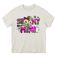 Cream spooky mini Heavy Core Tee - AdoDesignShop