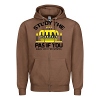 Chestnut Study the past if you would define the future shi Zipper Hoodie - Bettercallsaul