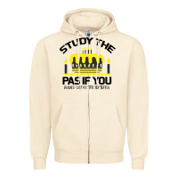 Sandshell Study the past if you would define the future shi Zipper Hoodie - Bettercallsaul