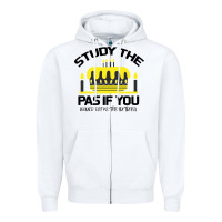 White Study the past if you would define the future shi Zipper Hoodie - Bettercallsaul