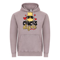 Vintage Zinc chicks dig me Vintage Hoodie - MaliasSmallBusiness