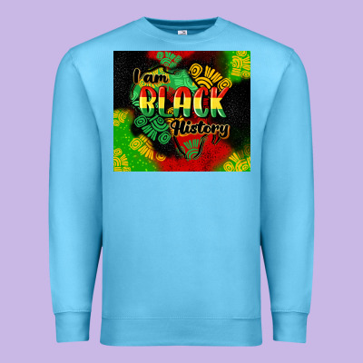 I Am Black History Tumbler Cowgirl Premium Sweatshirt Designed By Cowgirlartshop